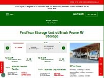 Website Screenshot Brush Prairie RV Storage