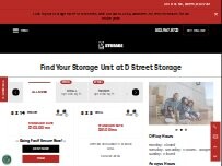 Website Screenshot D Street Storage