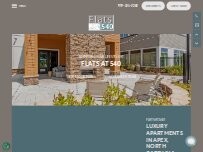 Website Screenshot Flats At 540