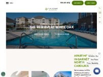 Website Screenshot The Reserve at White Oak