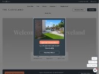 Website Screenshot The Cleveland