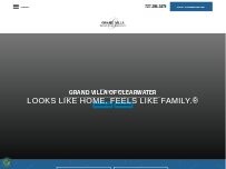 Website Screenshot Grand Villa of Clearwater