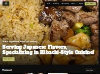 Website Screenshot Kotaro Hibachi CONWAY