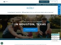 Website Screenshot The Beverly at Clear Lake