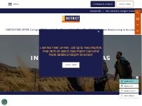Website Screenshot The District on Collins