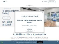 Website Screenshot Hollister Place Apartments