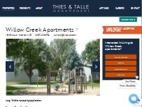 Website Screenshot Willow Creek Apartments