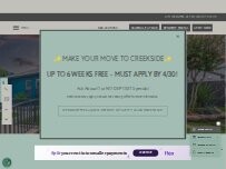 Website Screenshot Creekside Apartment Homes