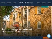 Website Screenshot Rustic Lodge