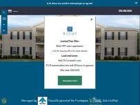 Website Screenshot Bayou Landing Apartments