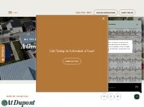 Website Screenshot Dupont Meadows