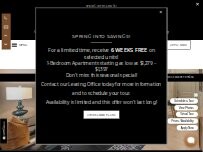 Website Screenshot Hall Street Flats
