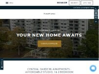 Website Screenshot Central Gardens