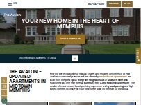 Website Screenshot The Avalon