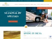 Website Screenshot Mesa Sunset