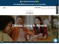 Website Screenshot University Oaks