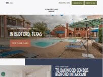 Website Screenshot Oakwood Condos Bedford