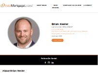 Website Screenshot Brian Kesler of Direct Mortgage Loans