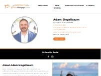 Website Screenshot Adam Siegelbaum of Direct Mortgage Loans