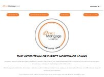 Website Screenshot The Yates Team of Direct Mortgage Loans