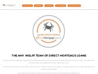 Website Screenshot The Amy Wolff Team of Direct Mortgage Loans