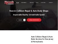 Website Screenshot Rocco's Collision Center, LLC - Levittown
