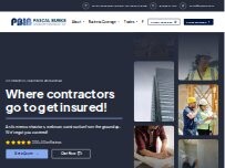 Website Screenshot Pascal Burke Insurance Brokerage Inc
