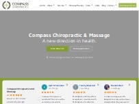 Website Screenshot Compass Chiropractic and Massage