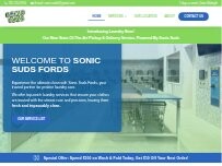 Website Screenshot Sonic Suds Laundromat