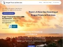 Website Screenshot Krager Financial Services