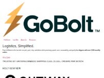 Website GoBolt - 3PL, Fulfillment & Last Mile (Houston)