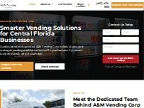 Website A&M Vending Corporations