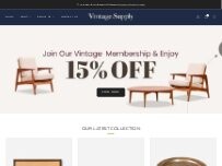 Website Screenshot Vintage Supply Store