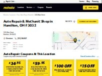 Website Screenshot Meineke Car Care Center