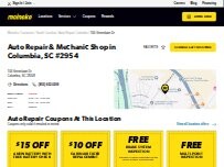 Website Screenshot Meineke Car Care Center