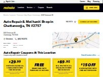 Website Screenshot Meineke Car Care Center