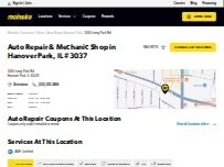 Website Screenshot Meineke Car Care Center