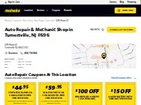 Website Screenshot Meineke Car Care Center