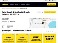 Website Screenshot Meineke Car Care Center