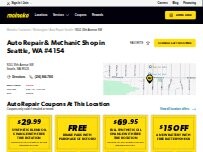 Website Screenshot Meineke Car Care Center