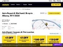 Website Screenshot Meineke Car Care Center