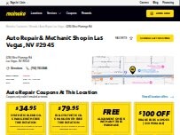 Website Screenshot Meineke Car Care Center