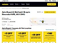 Website Screenshot Meineke Car Care Center