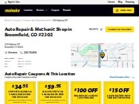 Website Screenshot Meineke Car Care Center