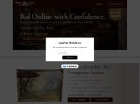 Website Screenshot Barn Auctions