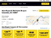 Website Screenshot Meineke Car Care Center