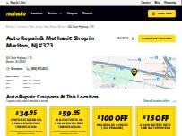 Website Screenshot Meineke Car Care Center
