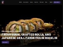 Website Screenshot Tokyo Dori Sushi and Grill