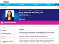 Website Screenshot Emily Schmidt-Beuchat, MD