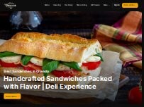 Website Screenshot Deli Counter Sandwich Shop